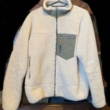 patagonia 플리스 자켓 XXL 화이트