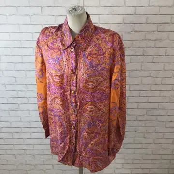 12.11 h140 긴팔 블라우스 빈티지 레이스 페이즐리