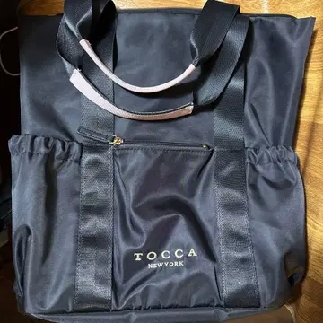 새상품급 tocca 백팩 백 2way 발수 퍼플 블랙