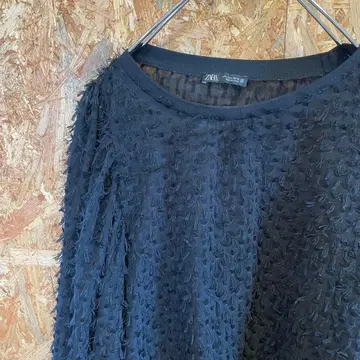 AE9287 ZARA 긴팔 상의 블랙 여성용 30 포스