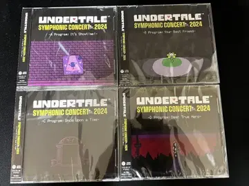 미개봉 언더테일 심포닉 콘서트 2024 CD 4장 세트