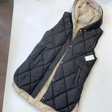 택 포함 새상품 [ 허시파피/다운 롱 베스트 ]