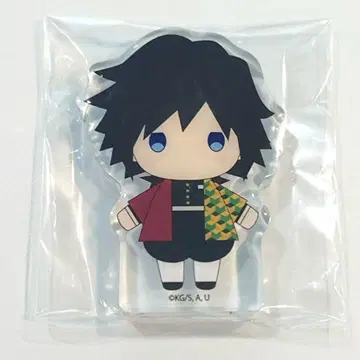 귀멸의 칼날 유라후와 아트 아크릴 블록 토미오카 기유