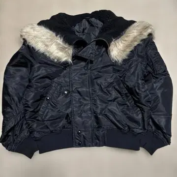 military type N2B flight jacket black