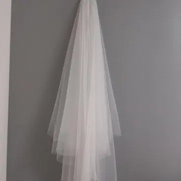 타카미 브라이덜 화이트 튤 베일