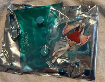 하츠네 미쿠 스시로 프로젝트 세카이 콜라보 아크릴 참 포함 멀티 파우치