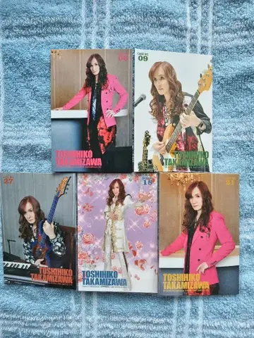 ALFEE 타카미자와 2022 봄 트레이딩 카드 5장