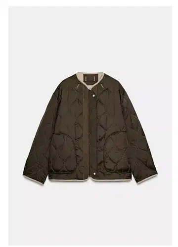 ZARA ZW COLLECTION 리버서블 퀼팅 자켓 M