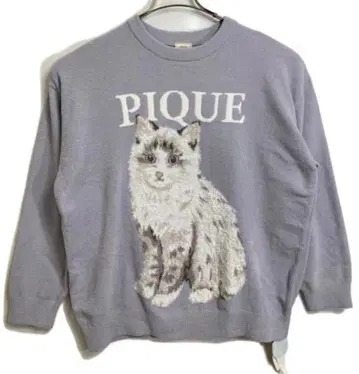 인기 즉완 택 포함 gelato pique CAT 자카드 풀오버