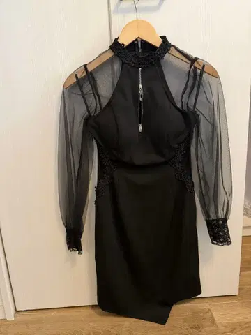 BayBClub 블랙 시스 드레스