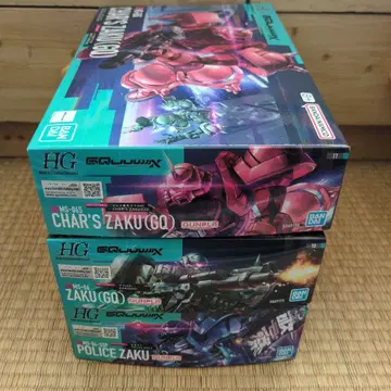 건담 프라모델 HG 자쿠(GQ) 3종 덤