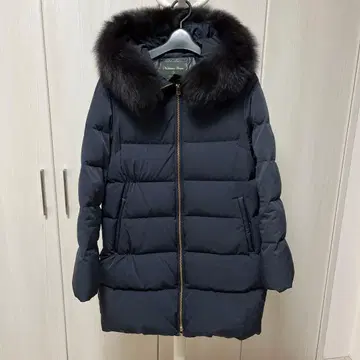 네이비 다운 자켓 퍼 포함