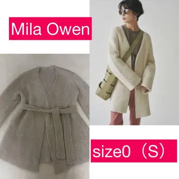 Mila Owen (밀라 오웬) 보아 자켓 벨트 포함