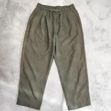 STONE HEAD 테이퍼드 팬츠 S 카키 경량 냉감 릴랙스