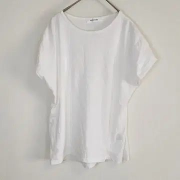 MAYSON GREY T셔츠 M 화이트 반팔 상의 루즈핏 실루엣