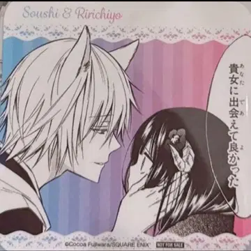 요호 x 나(보쿠)SS 후지와라 코코아 카페 리리치요 소우시 코스터