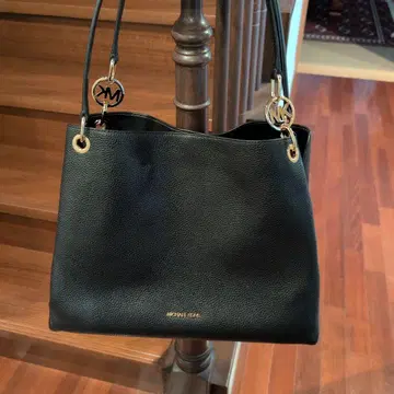 Michael Kors 마이클코어스 블랙 가죽 토트백 숄더백