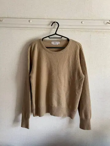 퓨어 캐시미어 니트 L 베이지