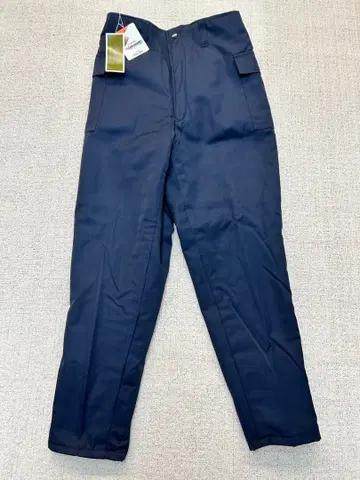 새상품 방한 작업 바지 워크 팬츠 네이비 컬러 L 사이즈
