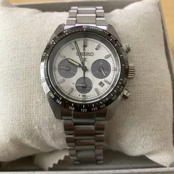 SEIKO 크로노그래프 손목시계 실버