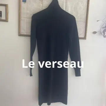 새상품급 Le Verseau 블랙 긴팔 니트 원피스