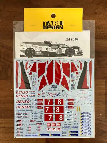 TABU DESIGN TS050 2019 데칼 세트