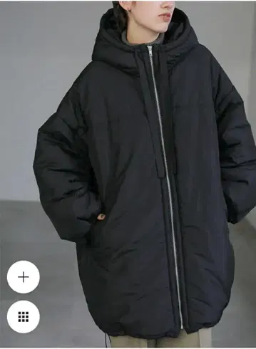 [ 새상품급 ] 오버 사이즈 블랙 다운 자켓 몬스터 코트