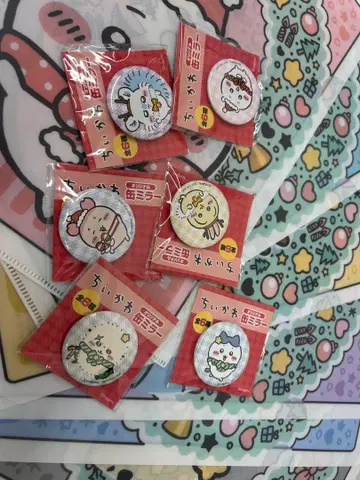 치이카와 (먼작귀) 캔 거울 전 6종 세트 클리어 파일