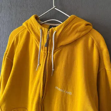 몽벨 mont-bell 남성용 집업 후드티 M 머스타드