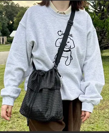 DEVICE 카라비너 부착 파라코드 복조리 나일론 숄더백