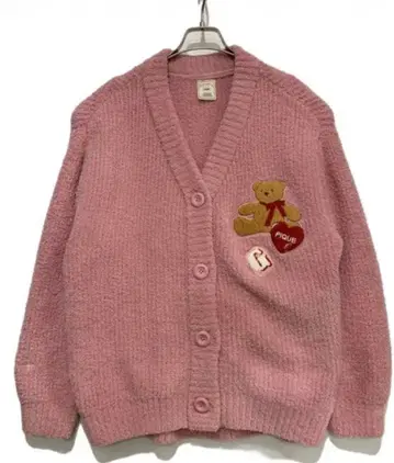 최종 가격 인하 젤라또피케 베비모코 코베아사가라 가디건 핑크