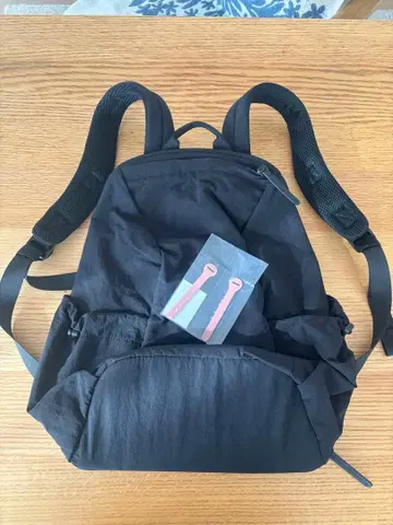 케유카 KEYUCA 백팩 발수 a4 경량 블랙 증정 핑크 손잡이 포함