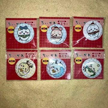 치이카와 (먼작귀) 캔 거울 6종류 컴플리트 1세트 총 6개