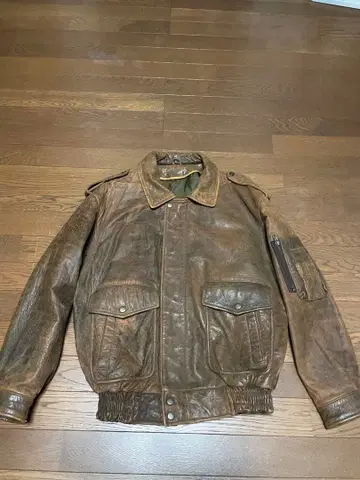 가죽 자켓, 가죽 점퍼, 브라운, 아메카지, 빈티지