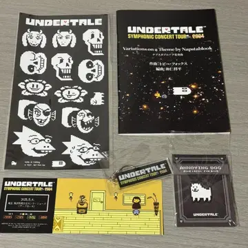 새상품 UNDERTALE 언더테일 공식 콘서트 특전 물품 굿즈
