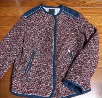 에이트세컨즈 트위드 블루종