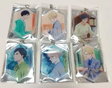 보석상 리차드 씨의 수수께끼 감정 아크릴 키링 6개 세트