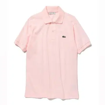 새상품급 LACOSTE CLASSIC FIT 피케 셔츠 핑크