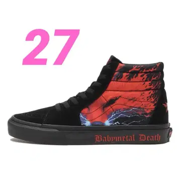 BABYMETAL x Vans Sk8-Hi 27cm