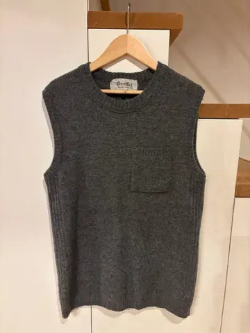 OmniGod 옴니 니트 그레이 슬리브리스 베스트