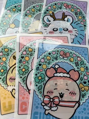 치이카와 (먼작귀) 세븐일레븐 클리어 파일 6개 세트