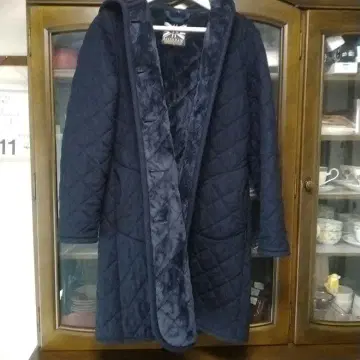 LAVENHAM 네이비 롱 코트 사이즈 40