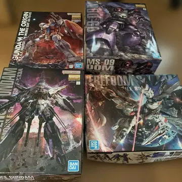 건담 프라모델 세트 BANDAI 4종
