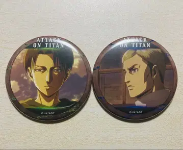 진격의 거인 WIT 트레이딩 캔뱃지 리바이 엘빈