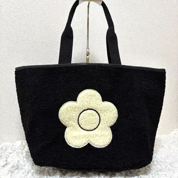 MARYQUANT 마리콴트 토트백 보아 복슬복슬