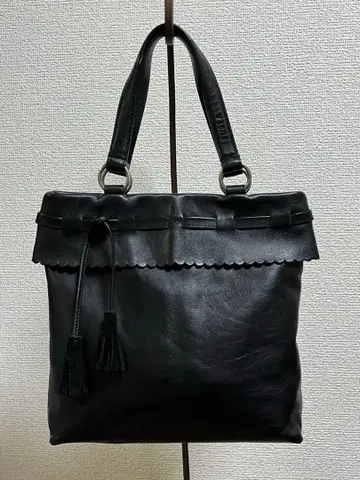 FURLA 블랙 가죽 백