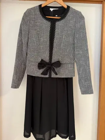 J-ing 트위드 자켓과 원피스 세레모니 세트 11호