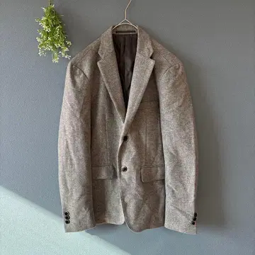 에디피스 [M] 고급스러운 고급 내추럴 울 블렌드 테일러드 자켓