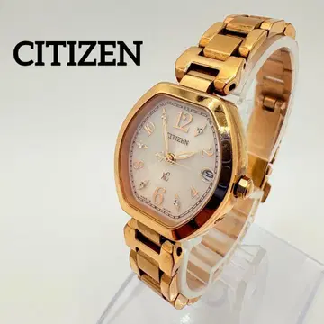 새상품급 CITIZEN xC 크로스시 솔라 여성용 손목시계 데이트