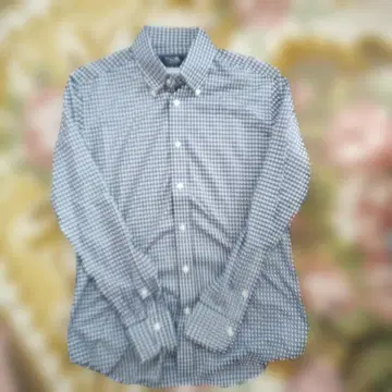 메이커스 셔츠 카마쿠라 깅엄 체크 패턴 니트 셔츠 M